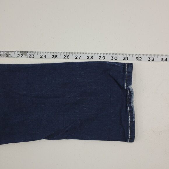 Silver Jeans womens suki mid capri 27x24 blue denim 2496 - Picture 6 of 13